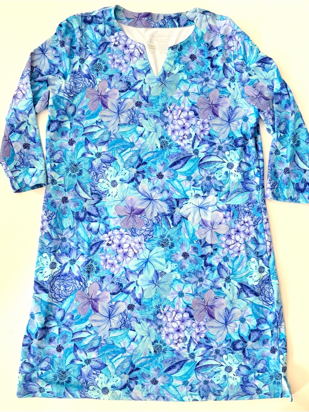 Lightbare Women's 3/4 Sleeve Dress with Pockets UPF 50+ Casual Sun Dress Large - Picture 11 of 16